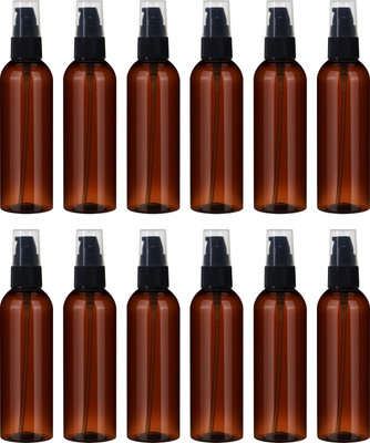 nsb herbals 100 ml PET Bottle(Pack of 12, Brown, Black)