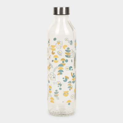 HitechMart 600 ml Glass Bottle(Pack of 1, White)