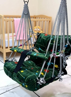 KD CREATION big size -2 Cotton Swing for Kids Baby's Children swing 1-6 Years Swings(Green)