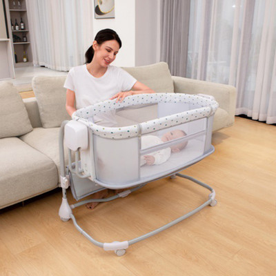 mastela X StarAndDaisy 3 in 1 Baby Electric Rocker & Bouncer with automatic Swing Rocker(White)