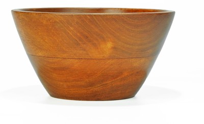 Lakdi Baaz Wooden Salad Bowl(Pack of 1, Brown)