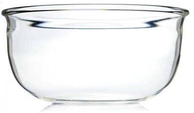 Vertis Borosilicate Glass Serving Bowl Mixing & Cooking Flameproof 1L(Pack of 1, Clear)