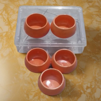 Best Price Ceramic Decorative Bowl CBorange(Pack of 5, Orange)