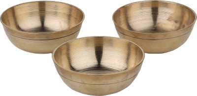 TORPPEZA Brass Mixing Bowl(Pack of 4, Gold)