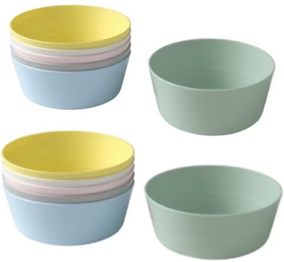 SRI Polypropylene Dessert Bowl(Pack of 12, Multicolor)