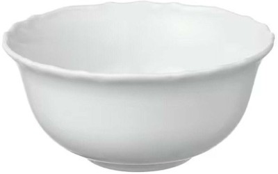 IKEA Stoneware Serving Bowl UPPLAGA Bowl, white, 16 cm(Pack of 1, White)