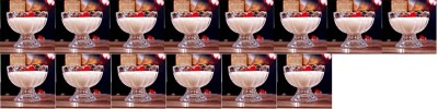 AFAST Glass Dessert Bowl Beautiful Glass Bowl For Serving Ice Cream, Desserts And Sweet Treats(Pack of 14, Clear)