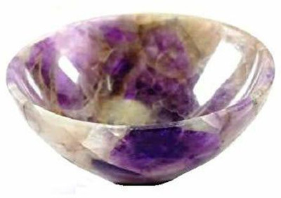 crystal reiki & agate Crystal Decorative Bowl(Pack of 2, Purple)