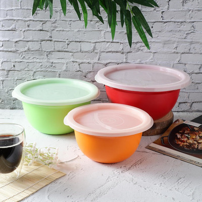 VoiDrop Melamine Mixing Bowl(Pack of 3, Multicolor)