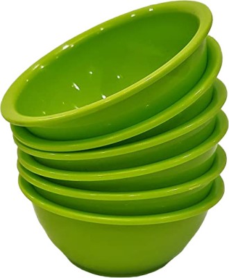 CarryDomestowar Polypropylene Vegetable Bowl Microwave Safe BPA-Free Food Grade Bowl Set for Food Vegetable Bowl (Pack of 12)(Pack of 12, Green)