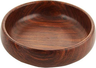 Titzone Wooden Soup Bowl bowl 735(Pack of 1, Brown)