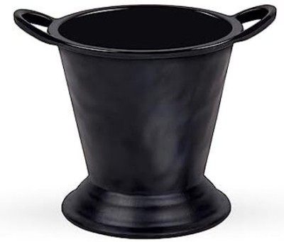 Hospitality Melamine Serving Bowl Mini Bucket with Handle Durable Tableware, Kitchenware, Dining & Kitchen(Pack of 1, Black)