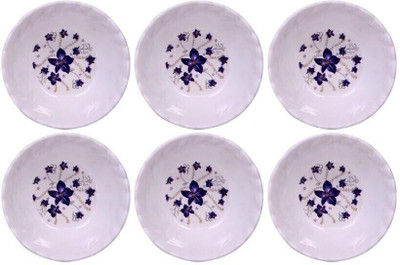 Feast Melamine Serving Bowl Smart Model(505)Serving Bowl/Veg Bowl Set 6 Pcs of Melamine(Pack of 6, Multicolor)