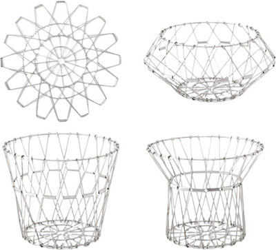 Scart Vegetable Basket 8 Shapes Flexible Home Decor Bowl Pack of 1 Analog Kitchen Timer