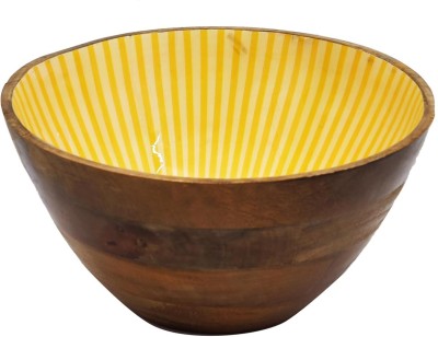 Naturahive Wooden Storage Bowl(Pack of 1, Brown)