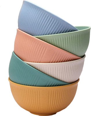PRANIJ Plastic Serving Bowl Disposable(Pack of 6, Multicolor)