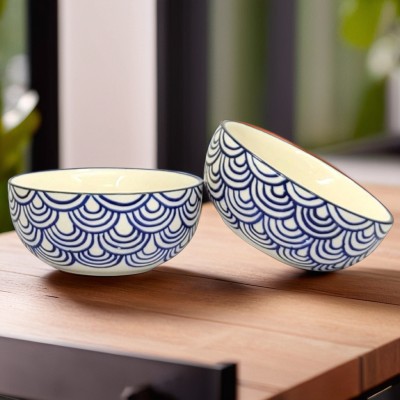 KITTENS Ceramic Soup Bowl(Pack of 2, Blue)