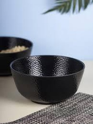 Bangla Seedling Melamine Serving Bowl(Pack of 2, Black)