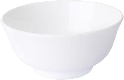 IKEA Ceramic Pasta Bowl Digital Shoppy Rice Bowl, White,11 cm(Pack of 1, White)