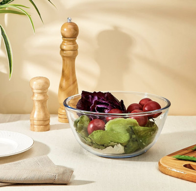 RAS Glass Mixing Bowl(Pack of 1, Clear)