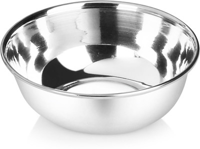 Classic Essentials Stainless Steel Vegetable Bowl ,High Quality & Heavy Gauge Stainless Steel Bowl(Pack of 1, Silver)