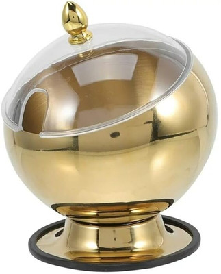 ShoppersHub PNQ Stainless Steel Serving Bowl Disposable(Pack of 1, Gold)