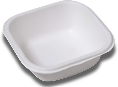 gcdc Paper Serving Bowl 180 ML | Premium Biodegradable | Sugarcane Bagasse Bowl | Disposable(Pack of 25, White)