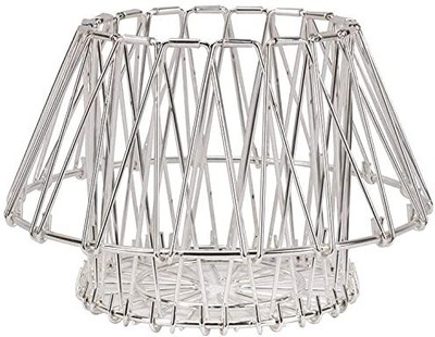 Scart 8 Shape Fruit and Vegetable Steel Basket Pack of 1 Analog Kitchen Timer