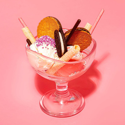 HOOLI Glass Dessert Bowl 150 ml(Pack of 2, Clear)