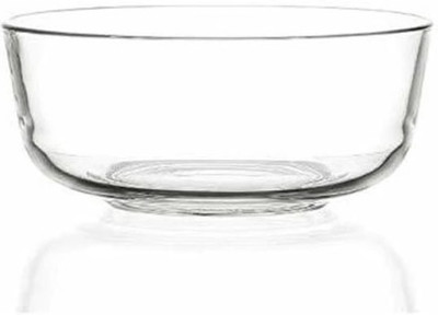 JAGARWAL enterprises Glass Mixing Bowl Glass Mixing High Glass Serving Bowl(Pack of 1, Clear)