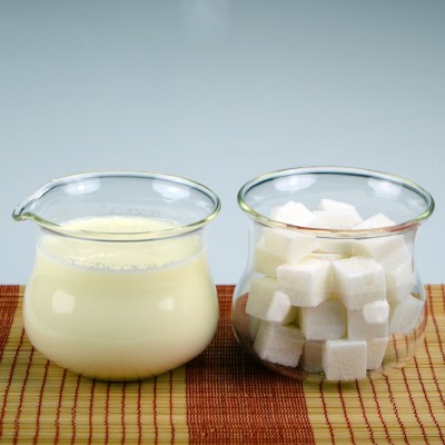 Vertis Borosilicate Glass Serving Bowl Milk & Sugar(Pack of 2, Clear)