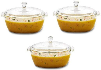 GOOD TO GREAT CREATION Pack of 3 Cook and Serve Casserole(1000 ml)