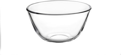 Biotouch Borosilicate Glass Serving Bowl Glass Mixing Bowl and Serving Bowl | Micro Wave Oven Safe (750ml)(Pack of 2, Clear)