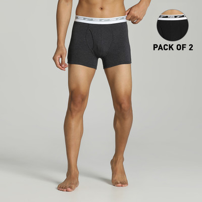 PUMA Stretch Trunks WB 01-Pk 2 Solid Men Boxer