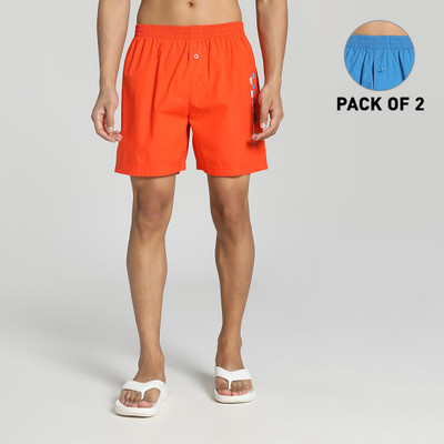 PUMA Basic Woven Boxer IN-Pk of 2 Solid Men Boxer