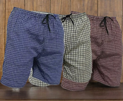 QITJAS Checkered Men Boxer