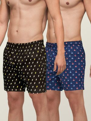 XYXX Remix IntelliEaze Super Combed Cotton Printed Printed Men Boxer