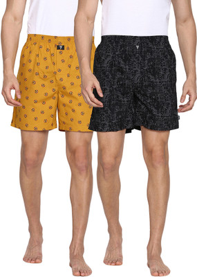 VAN HEUSEN Allover Print And Side Pocket Printed Men Boxer
