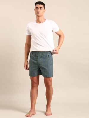JOVEN Checkered Men Boxer