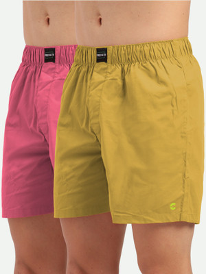 FREECULTR Men's Silky Soft, Non-Pilling Micromodal All Day Boxer Shorts with Dual Deep Side Pocket Solid Men Boxer