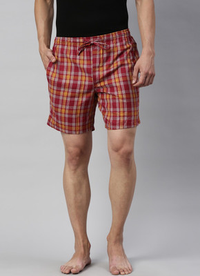JOVEN Checkered Men Boxer