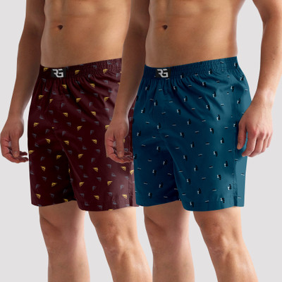 KRIVAFAB Printed Men Boxer