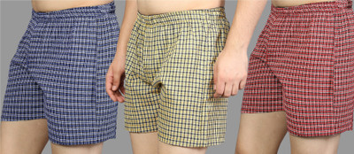 ZOBOY Checkered Men Boxer