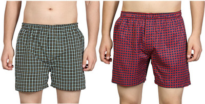 ZOBOY Checkered Men Boxer