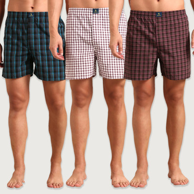 JOVEN Checkered Men Boxer