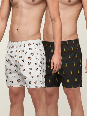 XYXX Remix IntelliEaze Super Combed Cotton Printed Printed Men Boxer