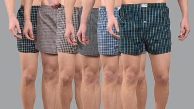 Dollar Checkered Men Boxer