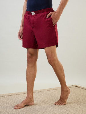 SLEEPZ BY RAYMOND Solid Men Boxer