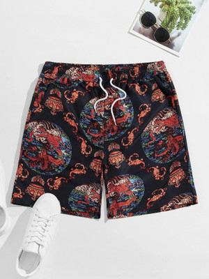 BALHARIS Printed Men Multicolor Basic Shorts