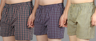 ZOBOY Checkered Men Boxer